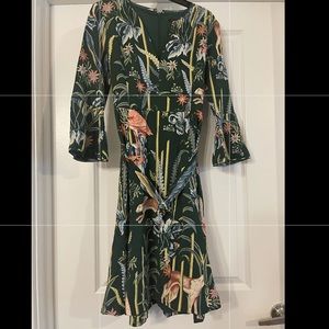 LOFT dress size 2- Gorgeous colors! Animals too